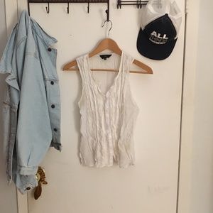jack Tops - white button up blouse jack Tops - white button up blouse